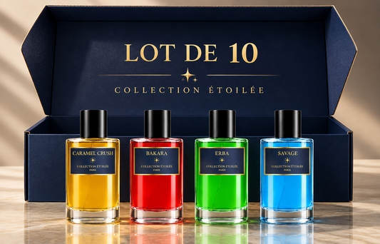 lot de 10 parfums collection étoilée