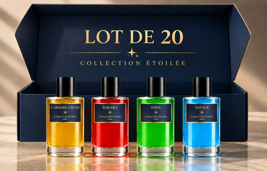 Lot de 20 parfums Collection étoilée ( 6.50€/ pièce )