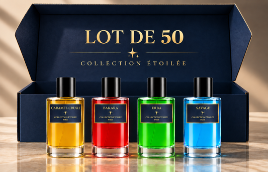 Lot de 50 parfums Collection étoilée ( 6€/ pièce )