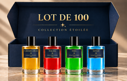 Lot de 100 parfums Collection étoilée ( 5.50€/ pièce )