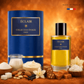 Flacon de parfum Éclair, fragrance gourmande pâtissière vanille et praline - Collection étoilée D'or et de Parfum