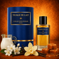 Flacon de parfum Nuage de lait, fragrance gourmande lactée caramel et vanille - Collection étoilée D'or et de Parfum